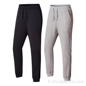 Pantalon de sport en polyester en coton pantalon de survêtement masculin